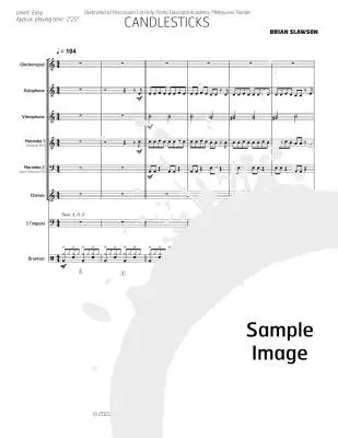 Candlesticks - Slawson - Percussion Ensemble