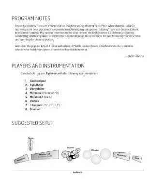 Candlesticks - Slawson - Percussion Ensemble