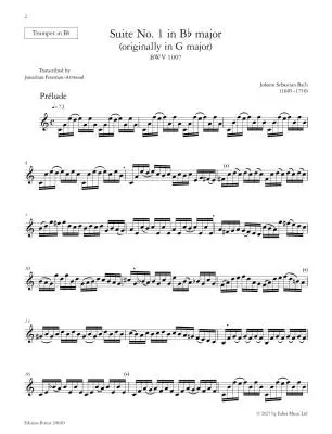 Selected Movements from Cello Suites - Bach/Freeman-Attwood - Trumpet - Book