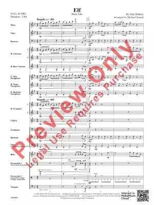 Elf (Main Title) - Debney/Kamuf - Concert Band - Gr. 2