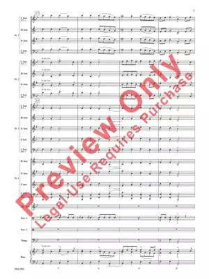 Shepherd\'s Hey - Roszell - Concert Band/String Orchestra (Flex-Band) - Gr. 1
