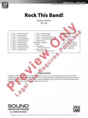 Rock This Band! - Sheldon - Concert Band/String Ensemble(Flex-Band) - Gr. 0.5