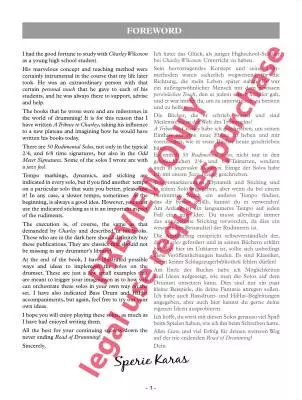 A Tribute to Charley: 50 Rudimental Solos: in Honor of My Studies with Charley Wilcoxon - Karas - Drum Set - Book