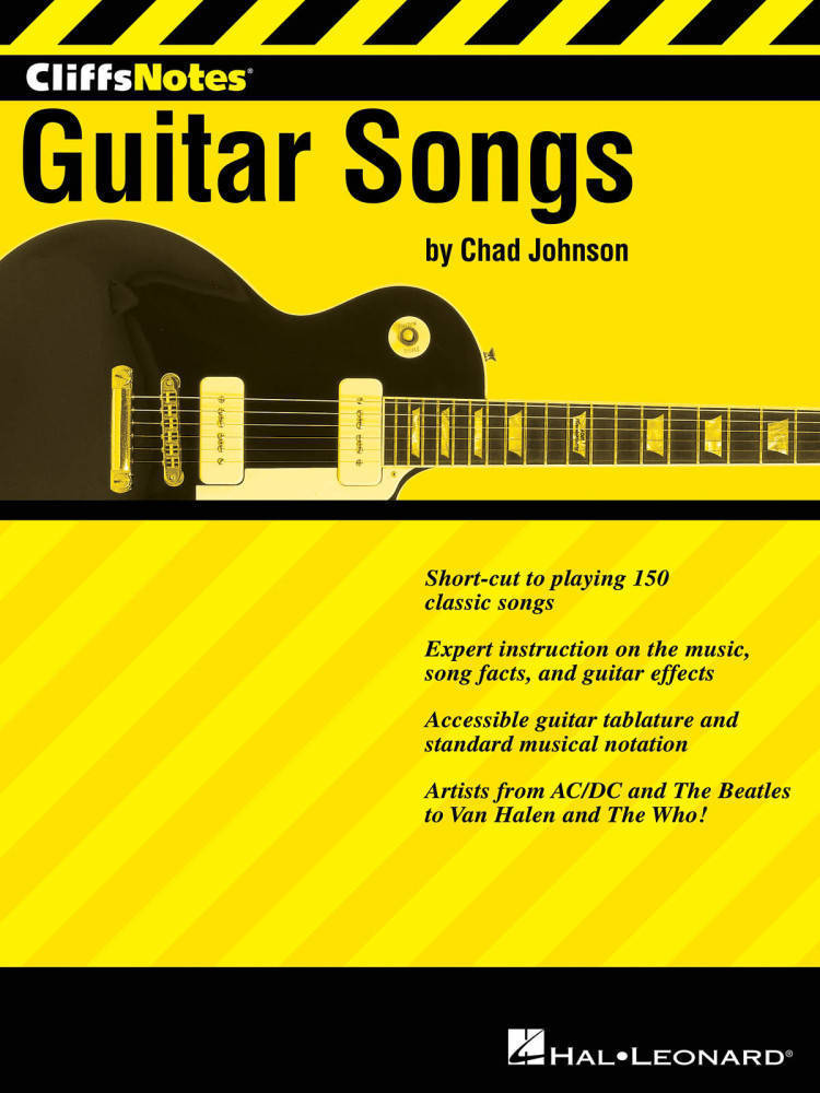 CliffsNotes: Guitar Songs - Johnson - Guitar TAB - Book