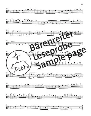 Three Sonatas and Three Partitas - Bach - Viola - Book