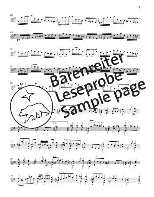 Three Sonatas and Three Partitas - Bach - Viola - Book