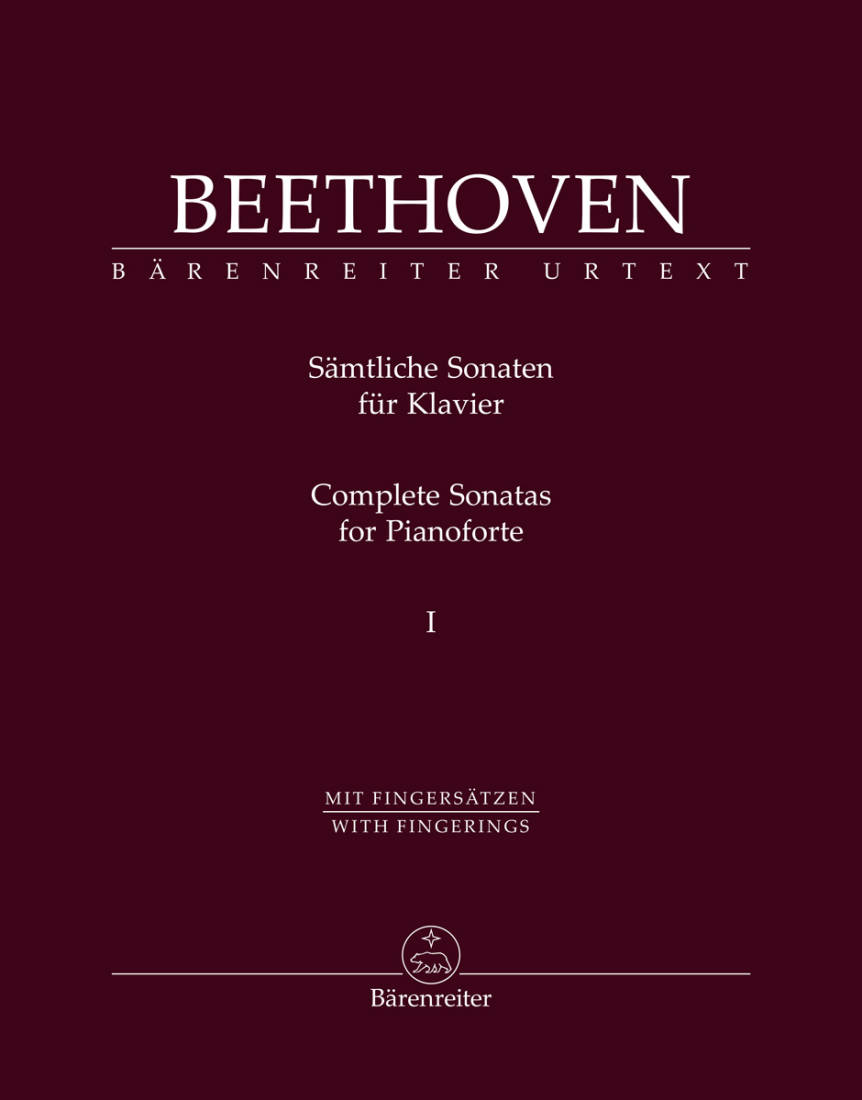 Complete Sonatas For Piano, Vol.1 (with Fingering) - Beethoven/Hamelin - Piano - Book