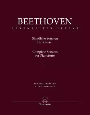 Baerenreiter Verlag - Complete Sonatas For Piano, Vol.1 (with Fingering) - Beethoven/Hamelin - Piano - Book