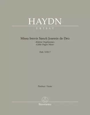 Baerenreiter Verlag - Missa brevis Sancti Joannis de Deo Hob. XXII:7 Little Organ Mass - Haydn - Full Score