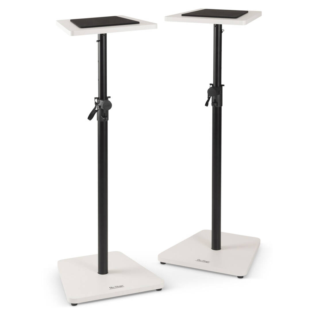 Wood Studio Monitor Stands - White (Pair)
