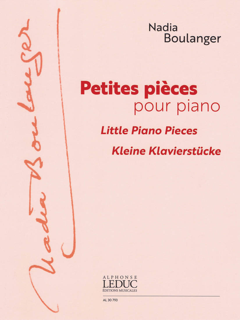 Little Piano Pieces - Boulanger - Piano - Book