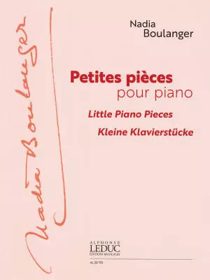 Alphonse Leduc - Little Piano Pieces - Boulanger - Piano - Book
