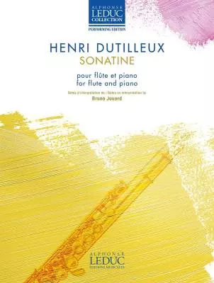 Alphonse Leduc - Sonatine - Dutilleux - Flute/Piano - Book
