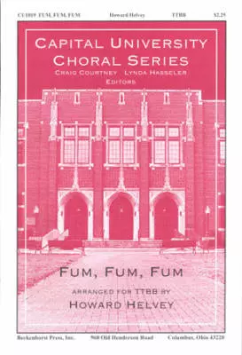 Fum Fum Fum - Spanish/Helvey - TTBB/1Piano, 4 Hands