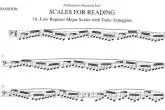 Bassoon Scales for Reading - Weait - Bassoon - Book