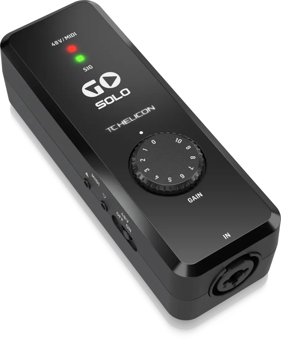 Go Solo High-Definition Audio/MIDI Interface for Mobile Devices