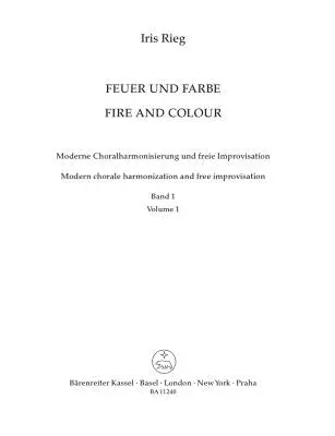 Fire and Colour: Volume 1 and 2 - Rieg - Organ - Book