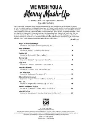 We Wish You a Merry Mash-Up - Linn - Piano - Book