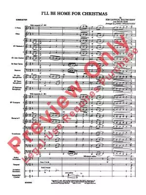 I\'ll Be Home for Christmas - Kent/Swearingen - Concert Band - Gr. 3