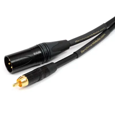 RCA to XLRM Adapter Cable for Analog Audio - 3\'