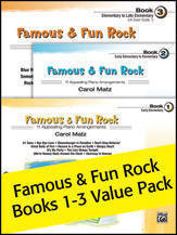 Famous & Fun Rock Value Pack (Bks 1-3) - Matz - Piano - Book