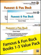 Famous & Fun Rock Value Pack (Bks 1-3) - Matz - Piano - Book