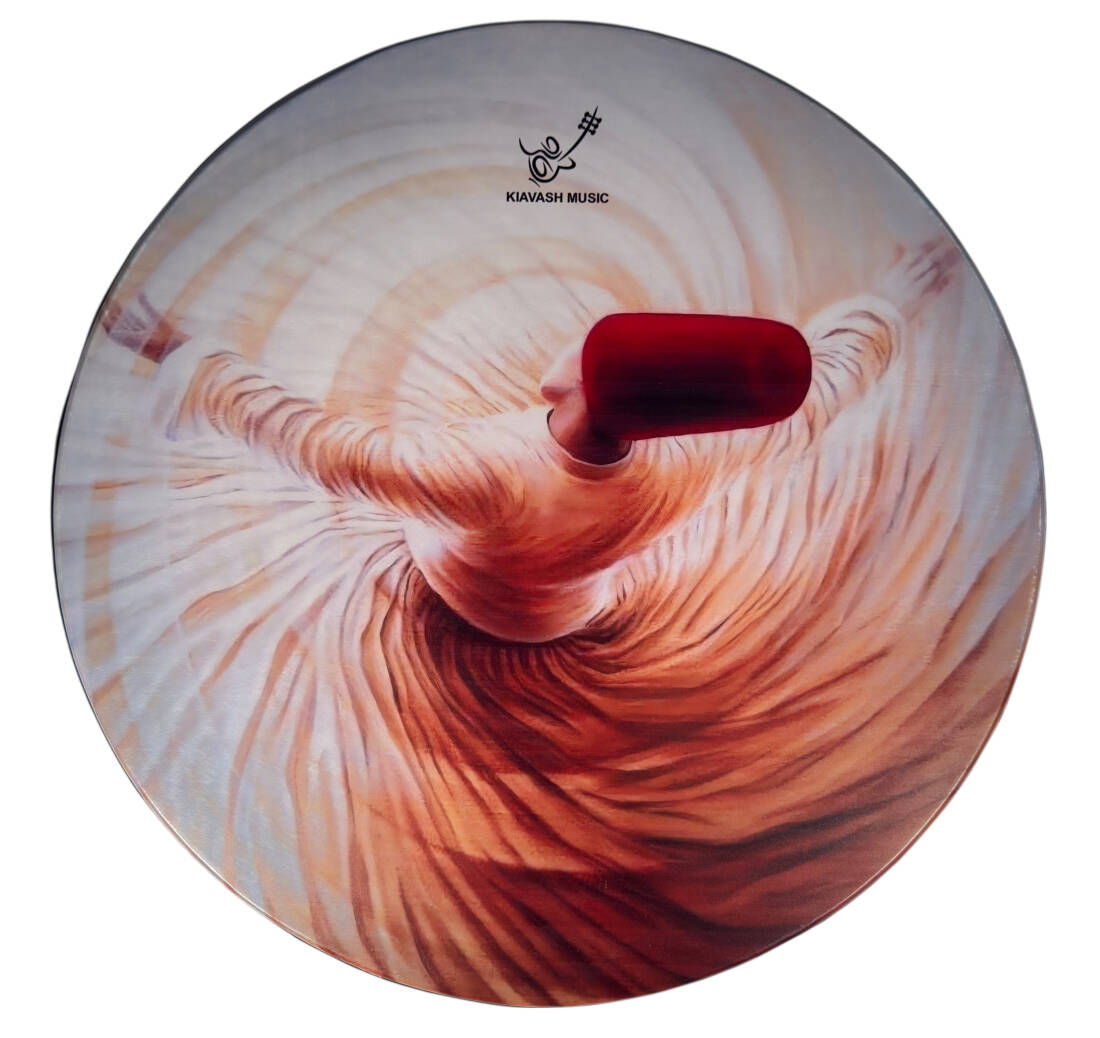 Premium Large DAF Frame Drum with Carrying Bag - Twirling Dervish