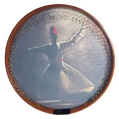 Premium Large DAF Frame Drum with Carrying Bag - Dervish