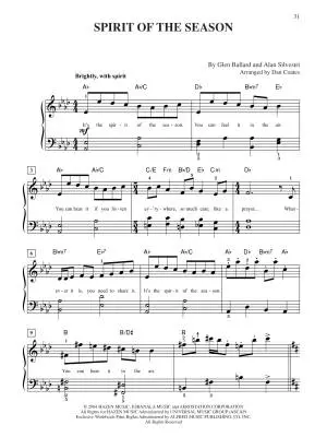 Selections from Polar Express - Ballard/Silvestri/Coates - Easy Piano - Book