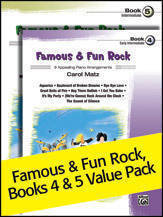 Famous & Fun Rock Value Pack (Bks 4-5) - Matz - Piano - Book
