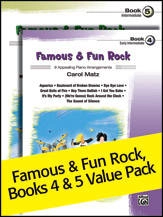 Alfred Publishing - Famous & Fun Rock Value Pack (Bks 4-5) - Matz - Piano - Book