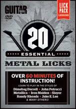 Alfred Publishing - Guitar World: 20 Essential Metal Licks - DVD