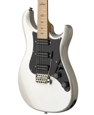 SE NF3 Maple Electric Guitar with Gig Bag - Pearl White