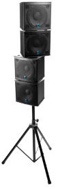 NX Series 600 Watt Peak Active Coaxial PA Cabinet