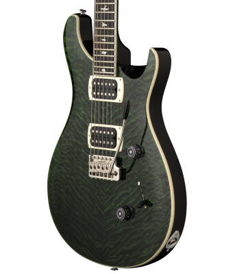 SE Custom 24 Quilt Electric Guitar with Gig Bag - Teal Black