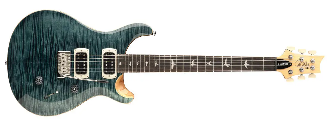 SE Custom 24 Electric Guitar with Gig Bag - Slate Blue