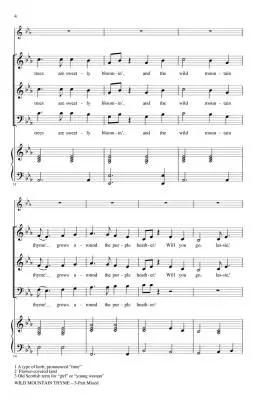 Wild Mountain Thyme - Parr - Choral Octavo - 3-Pt Mixed Accompanied