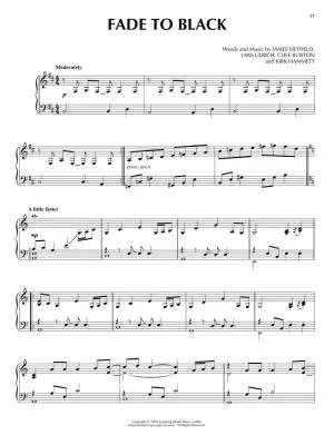 Metallica For Piano Solo - Book