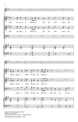 Wild Mountain Thyme - Parr - Choral Octavo - TTB Accompanied