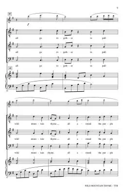 Wild Mountain Thyme - Parr - Choral Octavo - TTB Accompanied