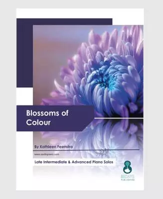 80 Days Publishing - Blossoms of Colour - Feenstra - Piano - Book