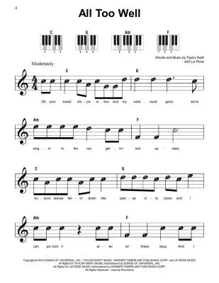 4 Chord Pop Hits: Super Easy Songbook - Piano - Book