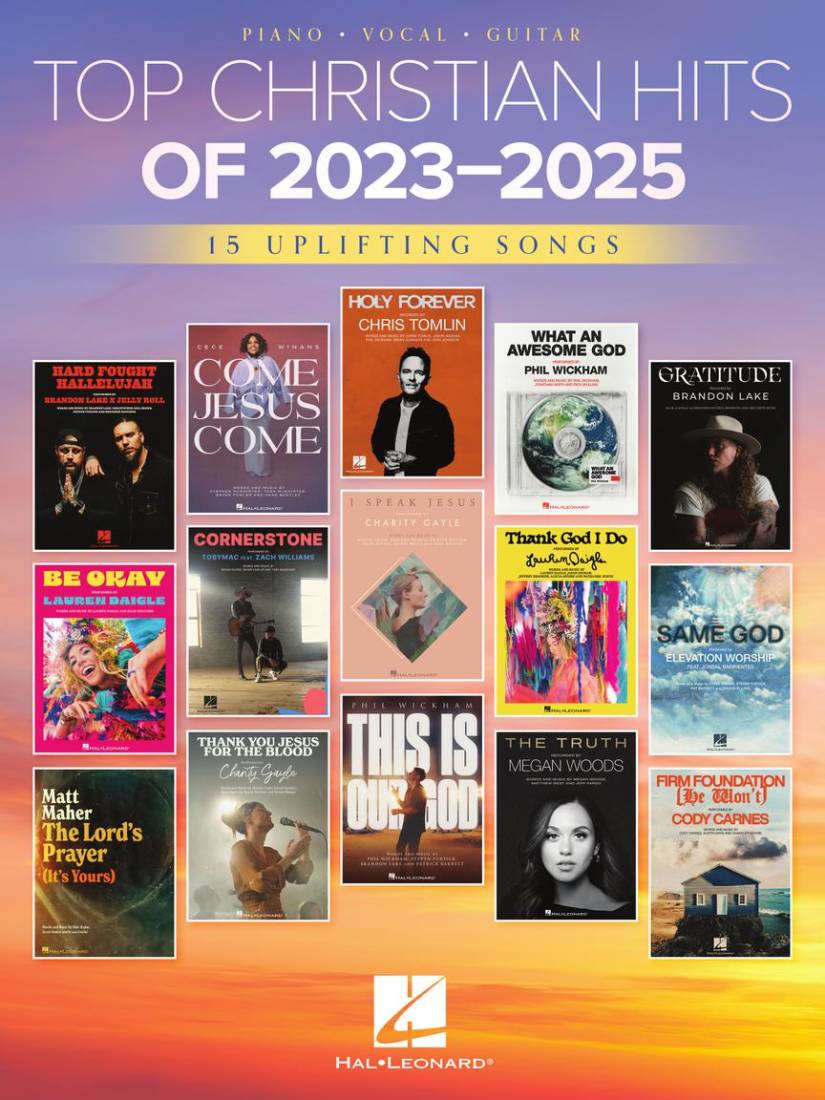 Top Christian Hits of 2023-2025 - Piano/Vocal/Guitar - Book