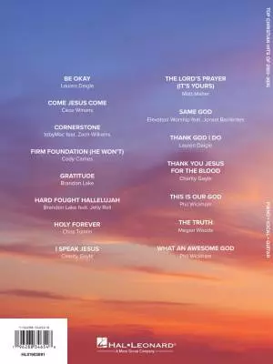 Top Christian Hits of 2023-2025 - Piano/Vocal/Guitar - Book