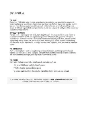 1000 Guitar Licks: the Ultimate Lick Library for Every Guitarist - Guitar Tab - Book