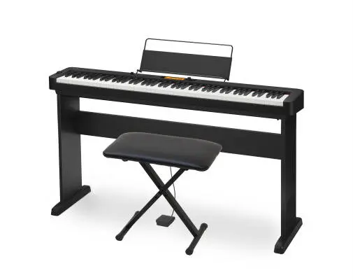 Casio - CDP-S360BK 88 Key Digital Piano with Stand and Bench