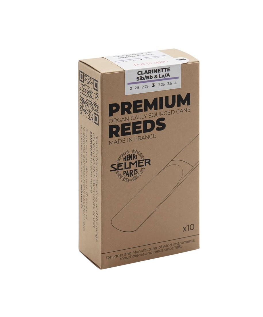 Bb Clarinet Reeds (10 Pack) - Strength 3.5