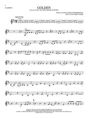 Songs from Kpop Demon Hunters, Minecraft, Wicked and More - Clarinet (Play-Along) - Book/Audio Online