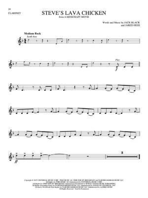 Songs from Kpop Demon Hunters, Minecraft, Wicked and More - Clarinet (Play-Along) - Book/Audio Online