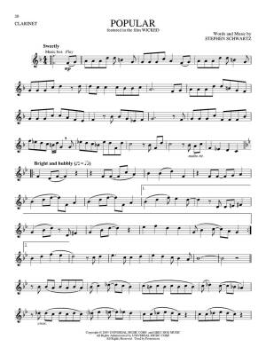 Songs from Kpop Demon Hunters, Minecraft, Wicked and More - Clarinet (Play-Along) - Book/Audio Online